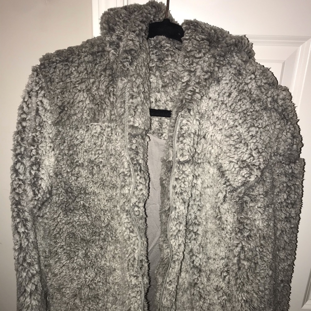 Fashion Nova fleece zip up jacket